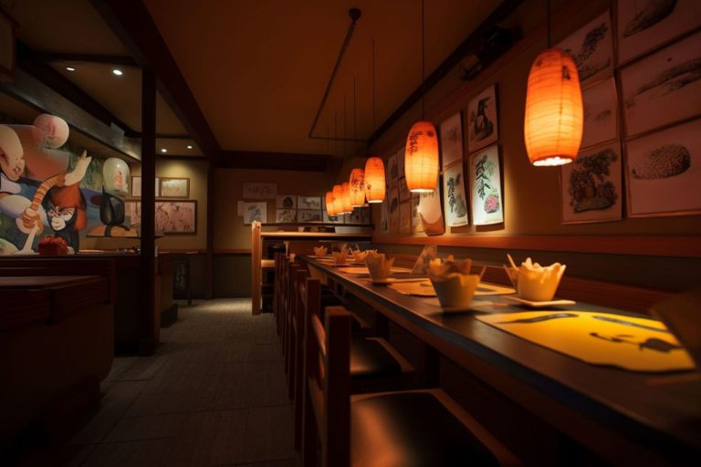 Inside the Sushi Restaurant