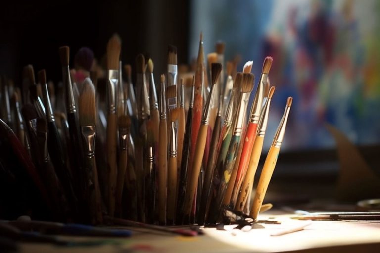 Choosing the right paintbrushes